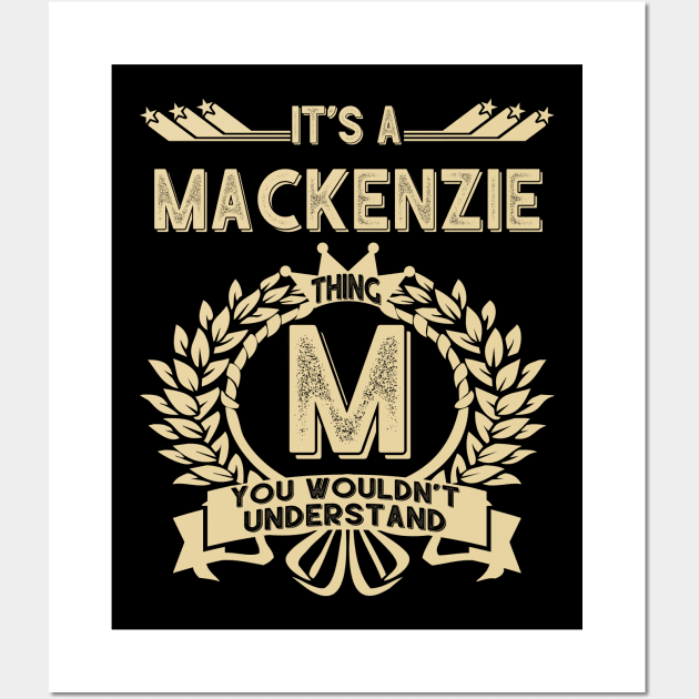 Mackenzie Wall Art by Guitar Hero-Typography 